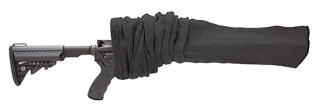 Tac Six 13255 Tactical Rifle Gun Sock  fits Tactical Firearms w/wo Scope Up To 55" Long, Silicone Treated, Cinch Closure