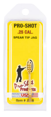 Pro-Shot J25B Benchrest Jag .25/ .26 Cal Handgun/Rifle #8-32 Thread Brass Spear Tip