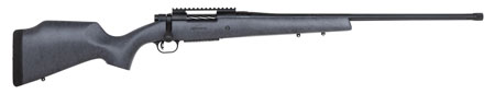 Mossberg 28104 Patriot Long Range Hunter 6.5 PRC Caliber with 4+1 Capacity, 24" Threaded/Fluted Barrel, Matte Blued Metal Finish  &  Sniper Gray Fixed Monte Carlo Stock Right Hand (Full Size)