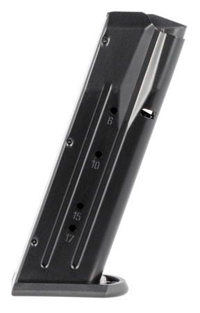 Mec-Gar MGWIT9LFAFC Tanfoglio 17rd 9mm Luger, Fits Tanfoglio Witness Large Frame Blued w/Anti-Friction Coating Carbon Steel
