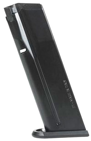 Mec-Gar MGWIT10LFAFC Tanfoglio 14rd 9mm Luger, Fits Tanfoglio Witness Large Frame Blued w/Anti-Friction Coating Carbon Steel