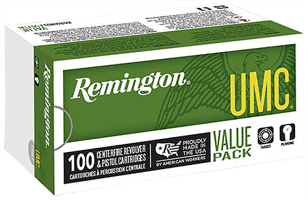 Remington Ammunition 23795 UMC Value Pack 40S&W 180gr Full Metal Jacket 100 Per Box/6 Case