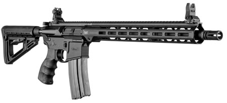 Gilboa G16556SAB Carbine  5.56x45mm NATO 30+1 16" Barrel, Nitride Finished Receiver  &  Bolt Carrier Group, Black Adjustable Stock, Black Polymer Grip
