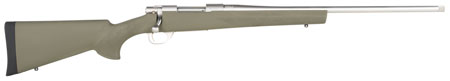 Howa HGR73113 M1500 Hogue Full Size 308 Win 5+1 22" Stainless Steel Threaded Barrel, Drilled  &  Tapped Stainless Steel Receiver, Hogue OverMolded OD Green Synthetic Stock, Right Hand