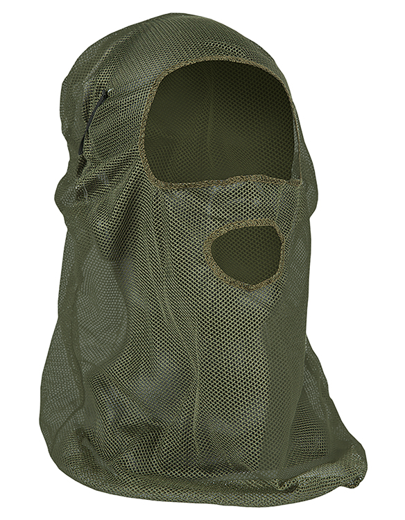 Primos PS6663 Mesh  OD Green Mesh Full Face Mask OSFA