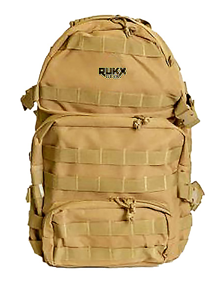 Rukx Gear ATICT3DT Tactical 3 Day Tan 600D Polyester