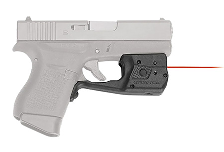 Crimson Trace 0152801 LL-803 Laserguard Pro  Black Red Laser Glock 42/43/43X/48