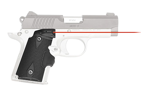 Crimson Trace 0152601 Lasergrips  Fits Kimber Micro 9, Red Laser Black Polymer