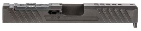 Grey Ghost Precision GGP193OCV3 GGP19 Version 3 Slide Compatible w/Glock G19 Gen3, Milled For Trijicon RMR  &  Leupold Deltapoint Pro, 17-4 Stainless Steel w/Black Nitride Finish