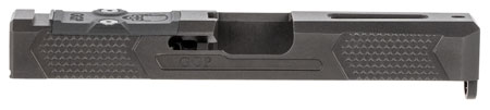 Grey Ghost Precision GGP193OCV4 GGP19 Version 4 Slide Compatible w/Glock G19 Gen3, Milled For Trijicon RMR  &  Leupolld Deltapoint Pro, 17-4 Stainless Steel w/Black Nitride Finish