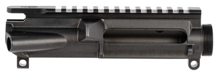 Grey Ghost Precision GGPCUR Forged  Upper Receiver, 7075-T6 Aluminum w/Black Anodized Finish, Optics Ready