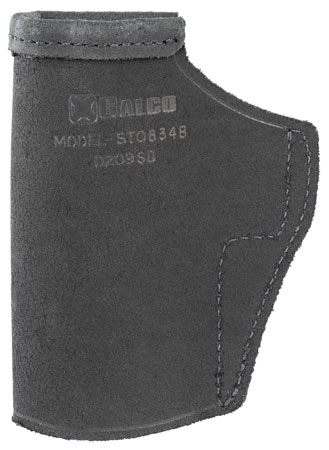 Galco STO834B Stow-N-Go  IWB Black Leather Compatible w/ Glock 48/48 MOS/S&W M & P Shield EZ Belt Clip Mount Right Hand