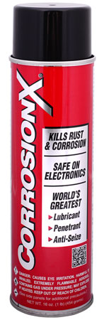 Corrosion Technologies 90102 CorrosionX  Cleans, Lubricates, Prevents Rust  &  Corrosion 16 oz Aerosol
