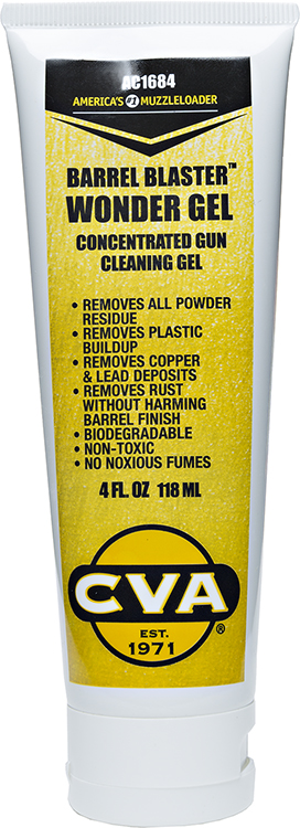 CVA AC1684 Barrel Blaster Wonder Gel Against Lead Build Up 4 oz Squeeze Tube