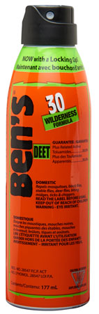 Ben's 00067178 30  Odorless Scent 6oz Aerosol Repels Ticks  &  Biting Insects Effective Up to 8 hrs
