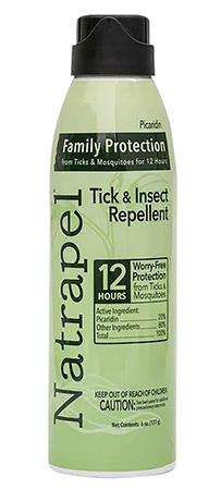 Natrapel 00066878 Picaridin Insect Repellent 6 oz Aerosol Repels Ticks  &  Biting Insects Effective Up to 12 hrs