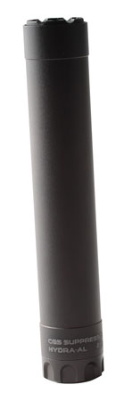 CGS SUPPRESSORS CGSHYDRAAL22 Hydra  22 LR 1" Black Anodized 7075-T6 Aluminum 1/2"-28 tpi
