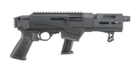 Ruger 29100 PC Charger  9mm Luger 6.50" Threaded Barrel 17+1, Black Hard Coat Anodized Finish, Glass-Filled Polymer Chassis, Takedown Stock, 7075-T6 Aluminum Picatinny Rail, Optics Ready