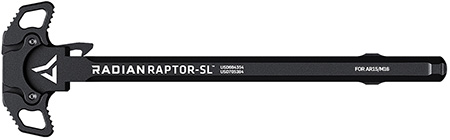 Radian Weapons R0176 Raptor SL Ambi Charging Handle, Black, Slim Line Handles, Fits Mil-Spec AR-15/M16 Platform