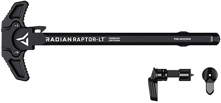 Radian Weapons R0290 Raptor LT Lightweight Charging Handle  &  45/90 Talon Safety, Black, Ambi Controls, Fits Mil-Spec AR-15/M16 Platform