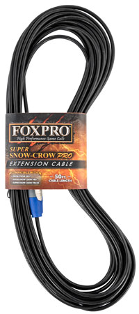 Foxpro CBL50FTSCP2SSCP Speaker Extension Cable  50' Black for FoxPro Super Snow Crow Pro  &  Snow Crow Pro 2