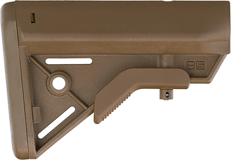 B5 Systems BRV1086 Bravo  Coyote Brown Synthetic for AR-Platform with Mil-Spec Receiver Extension (Tube Not Included)