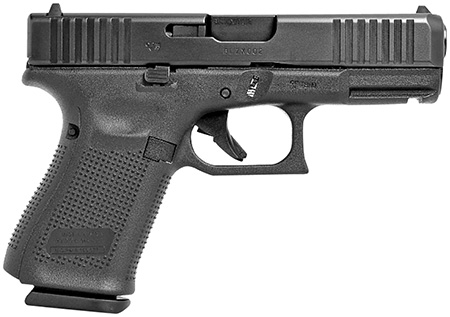 Glock PA235S203 G23 Gen5 Compact 40 S&W  4.02" Glock Marksman Barrel 13+1, Black Frame  &  nDLC Slide, Modular Backstrap, Ambidextrous Slide Stop, Safe Action Trigger