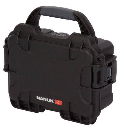 Nanuk 9031001 903  Impact Resistant Black Polymer w/ Foam Padding & Latches