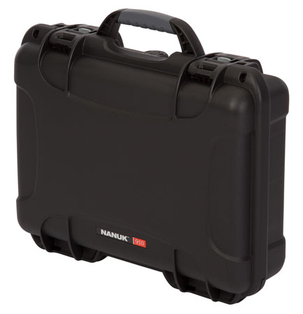 Nanuk 9101001 910  Waterproof Black Resin w/ Foam Padding & Airline Approved