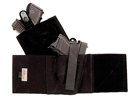 Galco CAB2L Cop Ankle Band Size Large Size Black Neoprene/Velcro Fits Glock 26/27 Gen3-5/Glock 48/Ruger Max-9 Right Hand