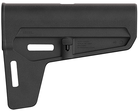 Magpul MAG1143-BLK BSL Arm Brace  Black Synthetic with M-LOK Compatible Slots  &  Ambidextrous Rear QD Cup for AR-Pistol Platform with Mil-Spec Tube (Tube Not Included)