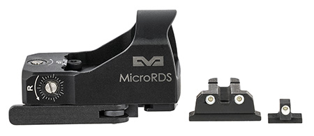 Meprolight USA 88070504 MicroRDS  Black 1x 3 MOA Dot Reticle Fits S&W M & P (Non-Optics Ready) Pistol