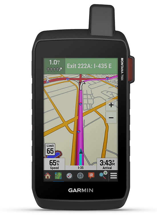 Garmin 0100234700 Montana 750i GPS Navigation Black Rechargeable Li-ion Battery Bluetooth/ANT+