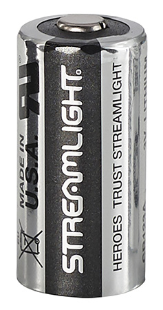 Streamlight 85180 CR123A Lithium Batteries  Silver/Black 3 Volts (6) Single Pack