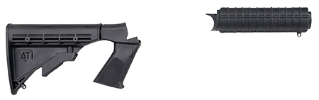 Advanced Technology HRN4100 Shotforce Stock Package Pistol Grip Style Black Synthetic  &  Ribbed Forend for H & R, New England