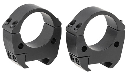 Talley TMS30M Modern Sporting  Black Anodized Aluminum 30mm Tube Medium Picatinny Rail 0 MOA