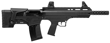 ATI ATIG20BDB Bulldog  20 Gauge 3" 16" 5+1 Black Steel Barrel, Black Aluminum Receiver, Picatinny Rail, Black Fixed Bullpup Stoc  &  Grip