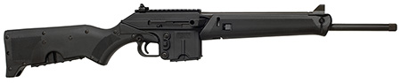 Kel-Tec SU16CABLK SU-16 *CA Compliant 5.56x45mm NATO Caliber with 16" Barrel, 10+1 Capacity, Black Metal Finish, Black Fixed Storage Compartment Stock Right Hand