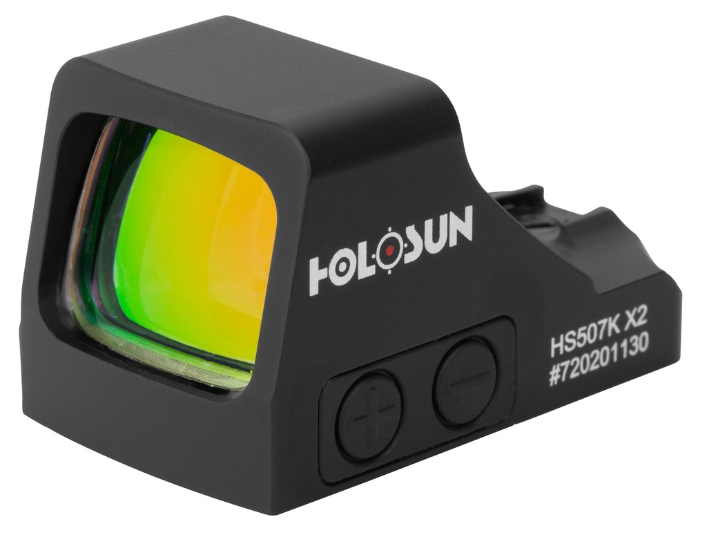 Holosun HS507KX2 507  Black Anodized 1 x 0.58" x 0.77" 2 MOA red Dot/32 MOA Circle Multi Reticle