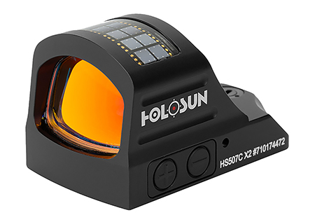 Holosun HS507CX2 507  Black Anodized 1 x 0.63" x 0.91" 2 MOA Red Dot/32 MOA Circle Multi Reticle