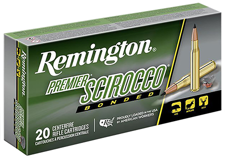 Remington Ammunition 29345 Premier Scirocco Bonded 300WSM 180gr Swift Scirocco Bonded 20 Per Box/10 Case