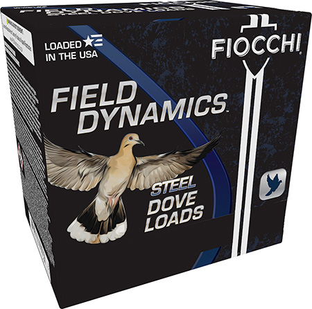 Fiocchi 12DLS187 Field Dynamics Dove  &  Quail 12Gauge 2.75" 1 1/8oz 7Shot 25 Per Box/10 Case