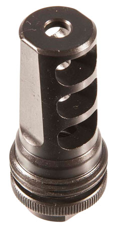 SilencerCo AC142 ASR Muzzle Brake Black Steel with 1/2"-28 tpi Threads for 5.56x45mm NATO