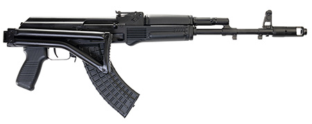 Arsenal SAM7SF-84E SAM7SF 84E 7.62x39mm 10+1 16.33" Black Steel Threaded Barrel, Black Forged  &  Milled Aluminum Receiver, Black Synthetic Folding Right Side Stock, Black Polymer Grip
