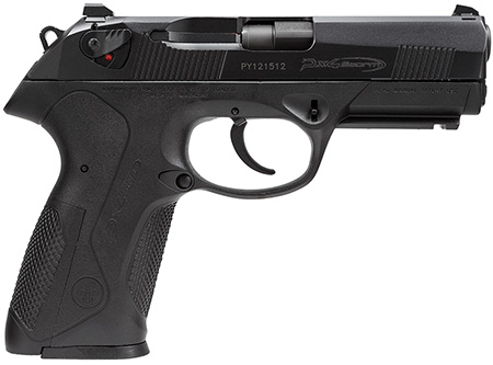 Beretta USA JXF4F20 Px4 Storm  Full Size Frame 40 S&W 10+1, 4.10" Black Steel Barrel, Black Bruniton Serrated Steel Slide, Black Polymer Frame w/Picatinny Rail, Ambidextrous