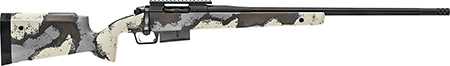 Springfield Armory BAW92465PRCD Model 2020 Waypoint 6.5 PRC 3+1 24" Graphite Black Cerakote Fluted Barrel  &  Picatinny Rail Stainless Steel Receiver, Ridgeline Camo Fixed Carbon Fiber Stock