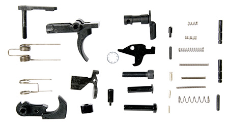LBE Unlimited AR15LPK Lower Parts Kit  AR-15 Black