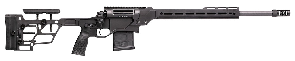Daniel Defense 4215911229 Delta 5 Pro  308 Win 20" 10+1 Black Cerakote Black Adjustable w/Adjustable Cheek Piece  &  LOP Stock Black Polymer Grip Right Hand