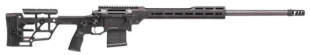 Daniel Defense 4215912079 Delta 5 Pro Varmint 6.5 Creedmoor 26" 10+1 Black Cerakote Black Adjustable w/Adjustable Cheek Piece  &  LOP Stock Black Polymer Grip Right Hand