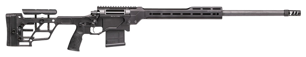Daniel Defense 4215900305 Delta 5 Pro Varmint 6mm Creedmoor 26" 10+1 Black Cerakote Black Adjustable w/Adjustable Cheek Piece  &  LOP Stock Black Polymer Grip Right Hand
